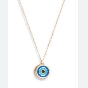 Jenny Bird Evil Eye Pendant Necklace